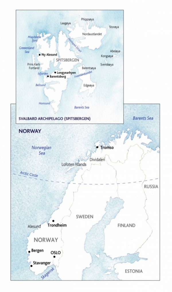 norway-and-spitsbergen-maps